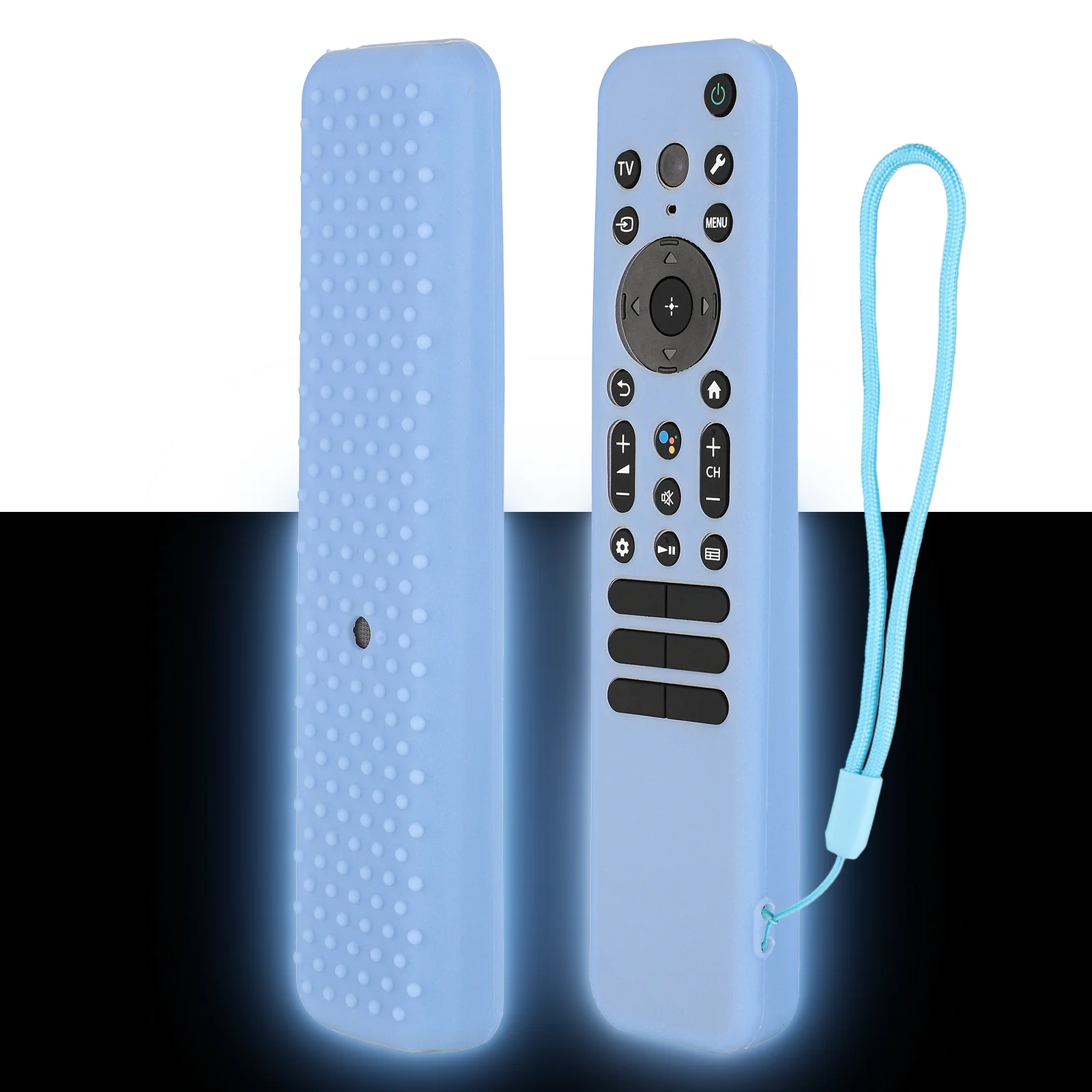 Silicone Remote Control Case Compatible With Sony RMF-TX910U RMF-TX920U Magice TV Remote Shockproof Protective Shell Cover With