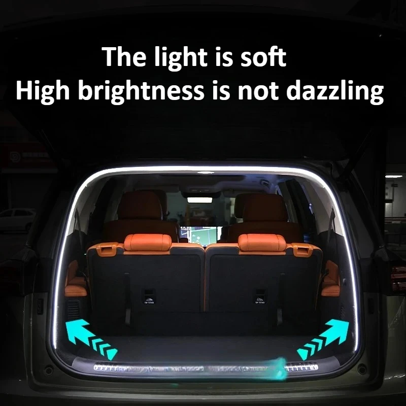 

For GWM Wey 07 Lanshan 2023-2025 Car Trunk Ambient Lights Modified Outdoor Camping Lighting Tail Box Decorative Lamp Accessories