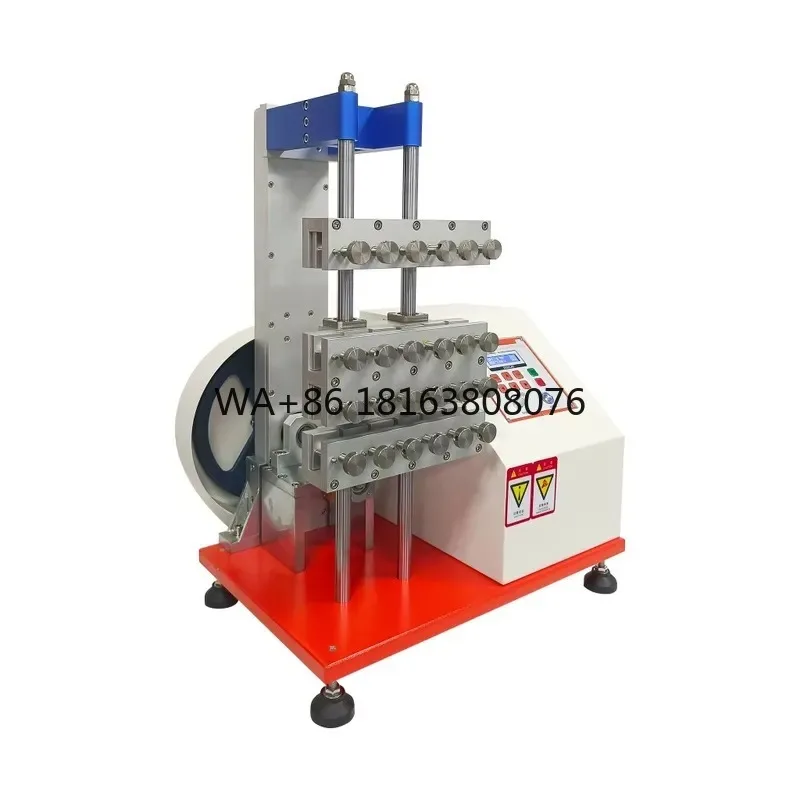 De Mattia Flexing Cracking Tester ASTM D813 ISO 132 Fatigue Test Machine Rubber Leather Polymer Material Repeated Bend Life