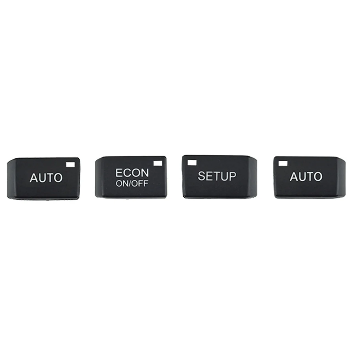 4Pcs/Set Car Air Conditioning Control Computer Panel Button Switch Cover for Audi A6 C6 S6 Avant 2005-2011 4F1820043