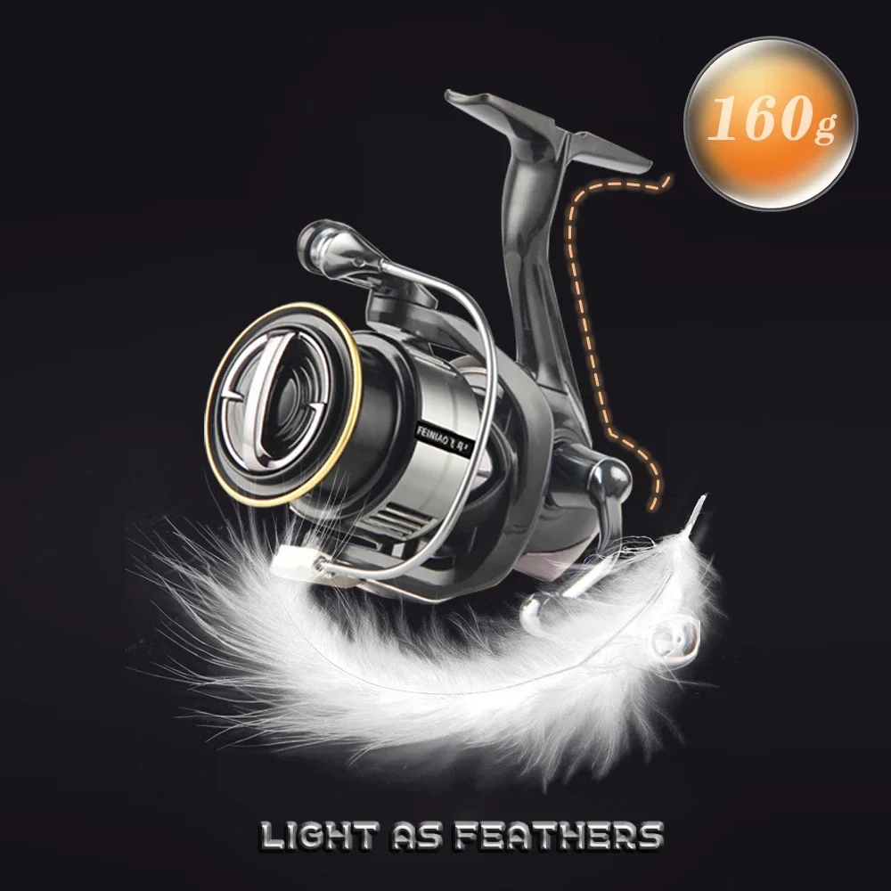 VH 159g Carbon Fiber Screw-in Lure, Lightweight Long-distance Casting Reel, Micro-makou Croaker Fishing Reel