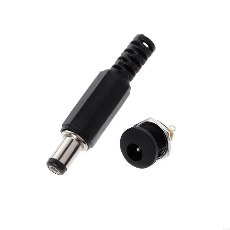 573A 5 ПКС 5,5 мм x 2,1 мм Самец для разъема заглушки Power+5 шт.