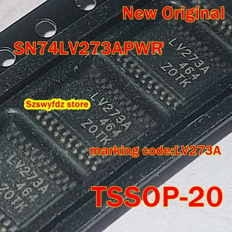 

1pcs to 100pcs SN74LV273APWR SN74LV273APW TSSOP-20 New Original marking code:LV273A OCTAL D-TYPE FLIP-FLOPS WITH CLEAR