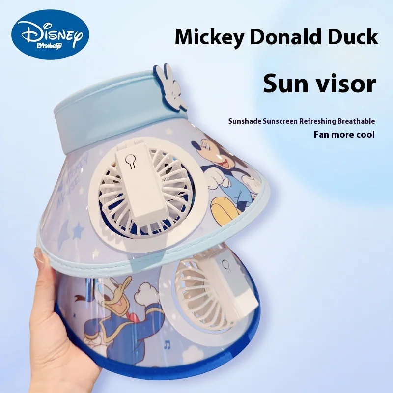 

Disney Summer Children'S Sun Hats, Mickey Donald Duck Sun Protection Fan Hats, Cartoon Hats, And Sun Hats For Boys And Girls