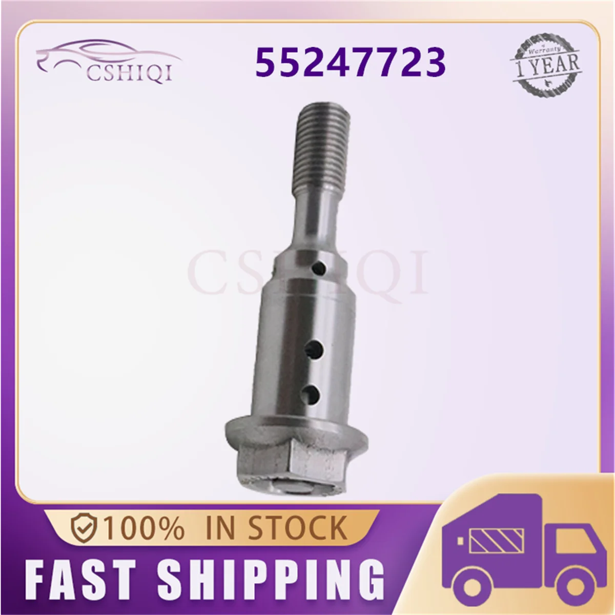 Válvula de tornillo central de componente de motor 55247723 para Fiat Toro 1,8 2016 Jeep JEEP Ram 1000 1.8L 16V accesorios de coche al por mayor