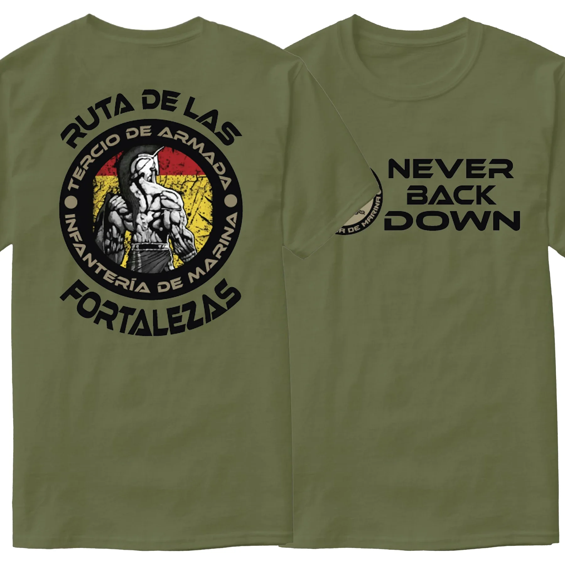Tercios De Armada. Camiseta Infantería De Marina Española New 100% Cotton Short Sleeve O-Neck T-shirt Casual Mens Top