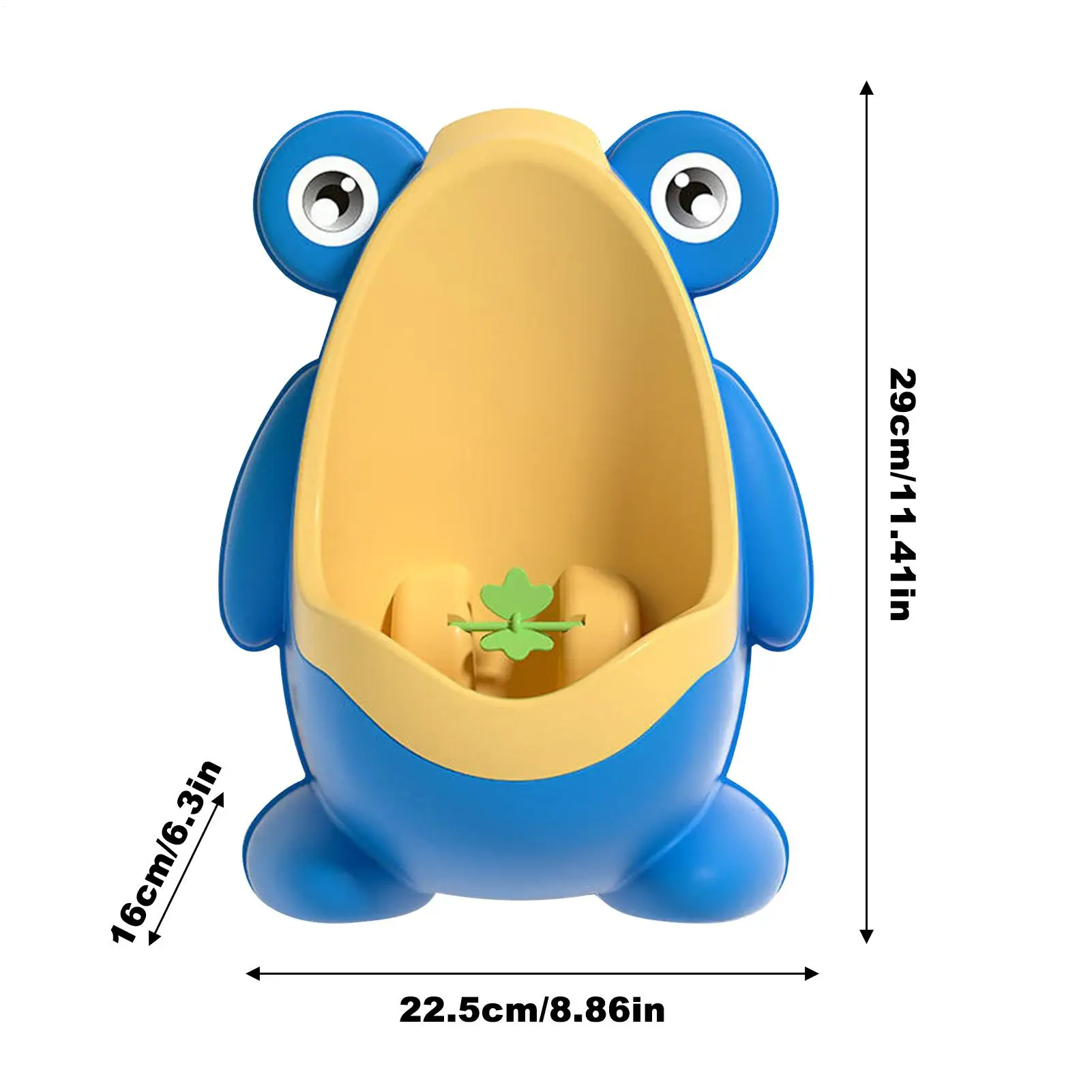 Urinoir d'entraînement en pot grenouille mignonne urinoir d'entraînement pour garçons toilette interactive détachable pour enfants Solution de salle de bain pour enfants