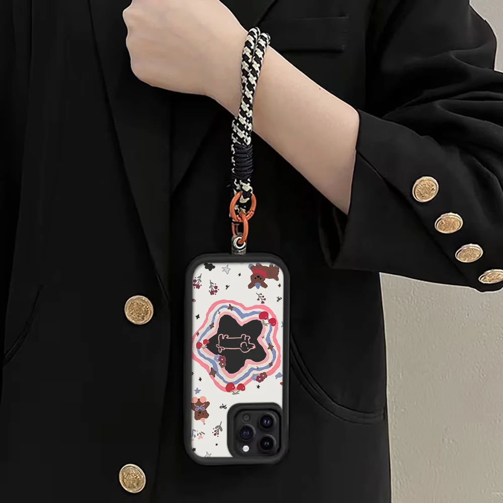 Cartoon Star Dachshund Riemen-Seil-Handyhülle für Samsung Galaxy Note 20 Ultra S24 S25 S26 Plus S24 FE S23 S24 S25 Ultra Cover – Detail 4