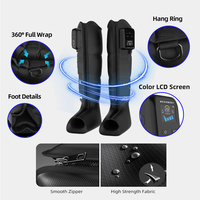 Air Compression Leg Massager Pressotherapy Pressure Boots Foot Leg Circulation Machine 4 Airbag Sport Recovery Blood Circulation