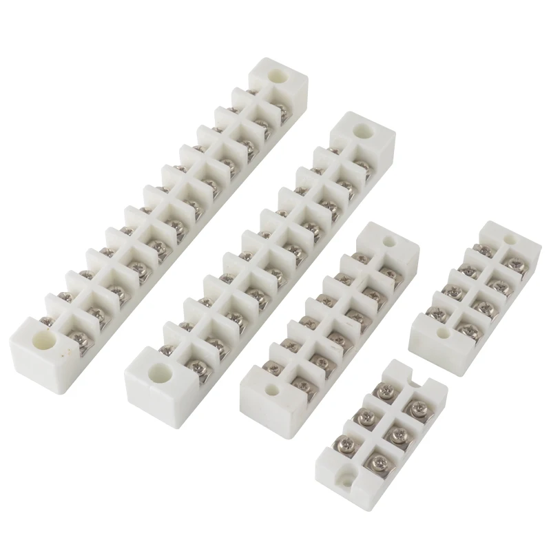 Ceramic Wiring Terminal Block High Temperature Resistant Porcelain Electric Wire Connector Electric Cable Connector Parts
