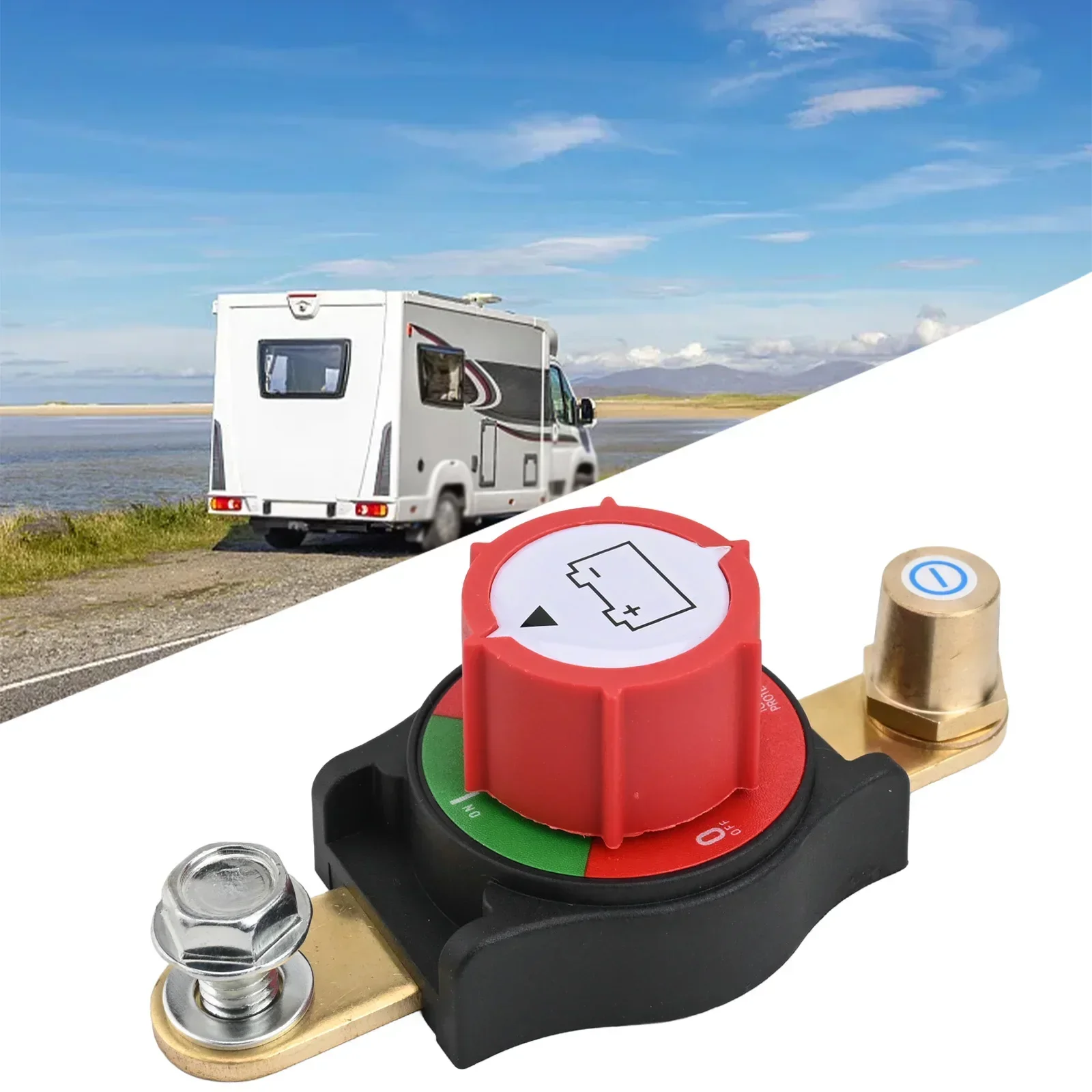 

275A On Off Switch Heavy-Duty Marine Switch Black Red Gold Suitable For Vehicles Waterproof Design Battery Isolation
