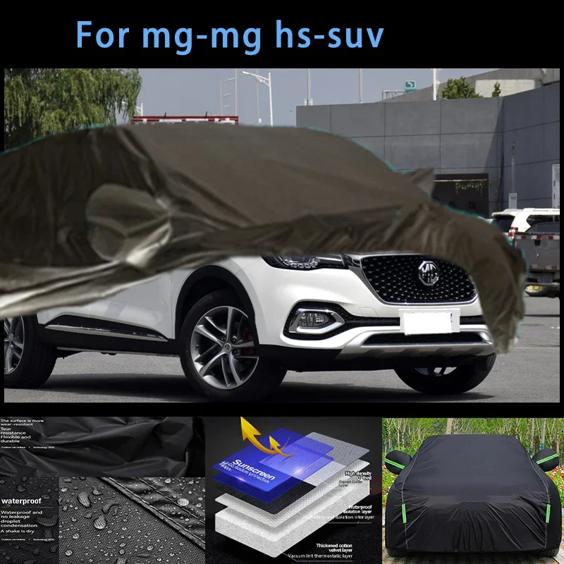 

For mg-mg hs-suv Outdoor Protection Full Car Covers Snow Cover Sunshade Waterproof Dustproof Exterior Car accessories