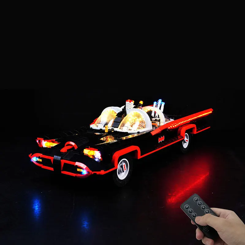 مجموعة إضاءة LED لـ LEGO 76328 The Classic TV Series Batmobile Ideas DIY Gift (لا تشمل مجموعات الطوب لبنات البناء موديل)