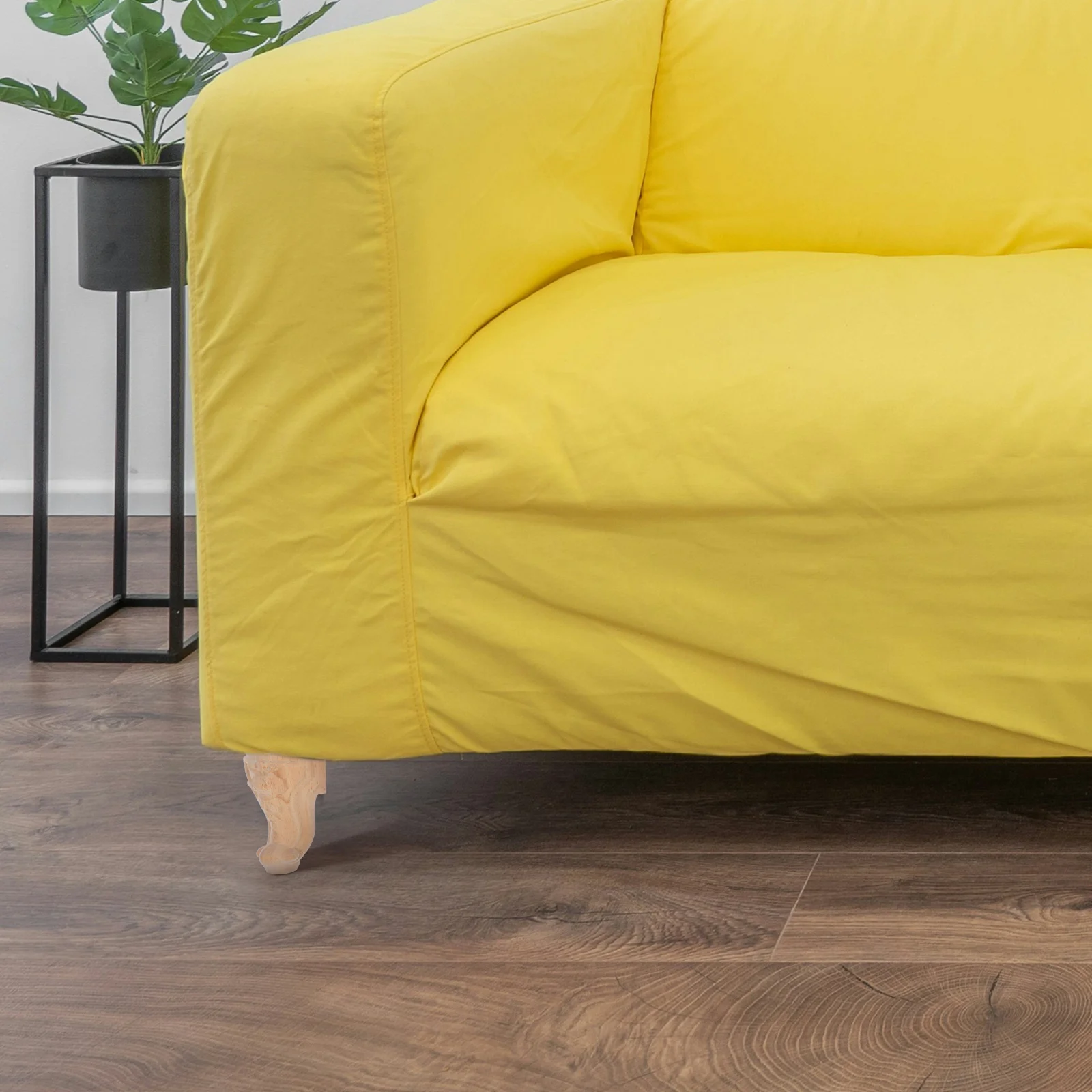 

4Pcs Wood Legs for Furniture Replacement Wooden Table Legs Sturdy Chair Leg Extenders for Dining Room Bathroom Cabinet