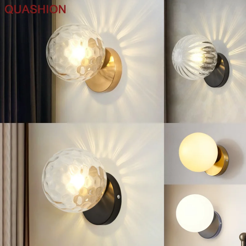 

Modern Simple Home Decoration Wall Light Bedroom Bed Wall Light Nordic Hotel Corridor Light Creative Living Room Wall Light