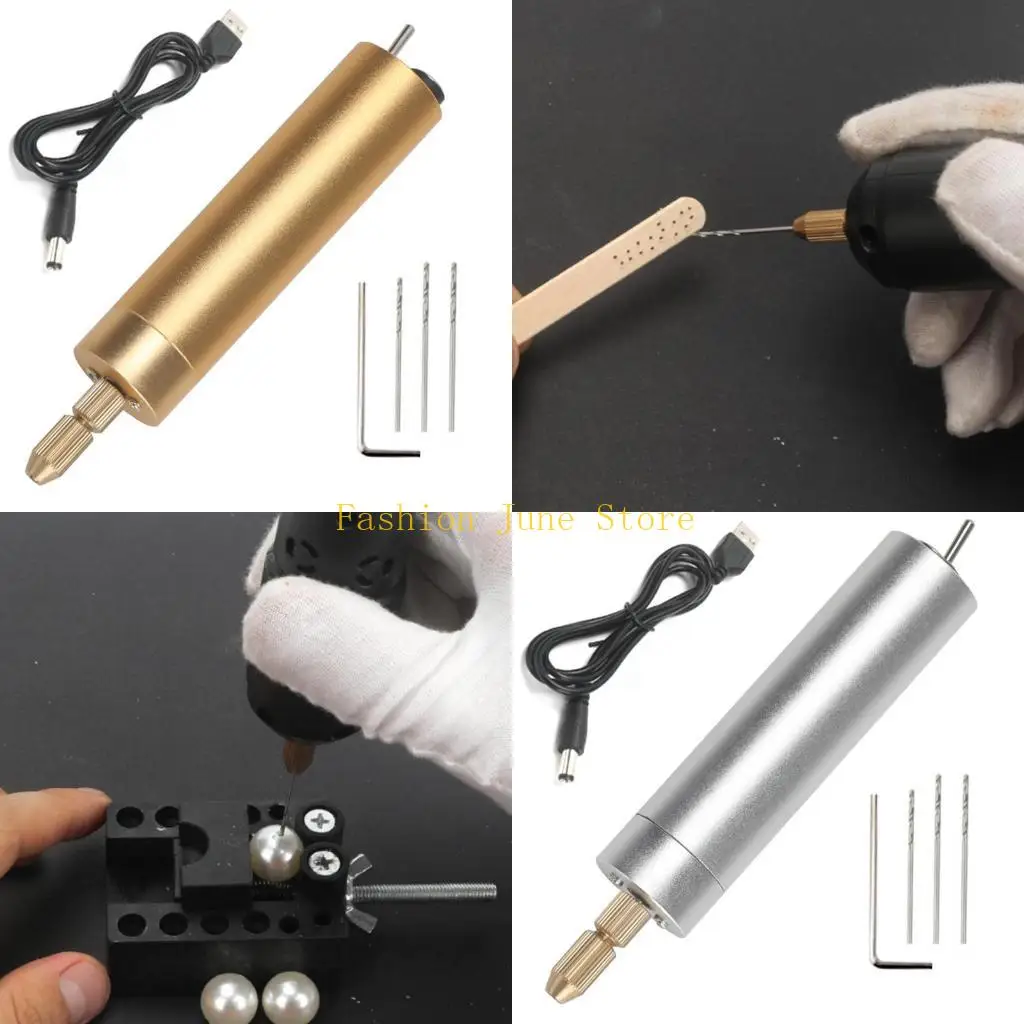 N5KA Mini Drill Hand Drill Electric Grinder Drilling DIY Mini Micro Small Metal Electric Motor Hand Drill