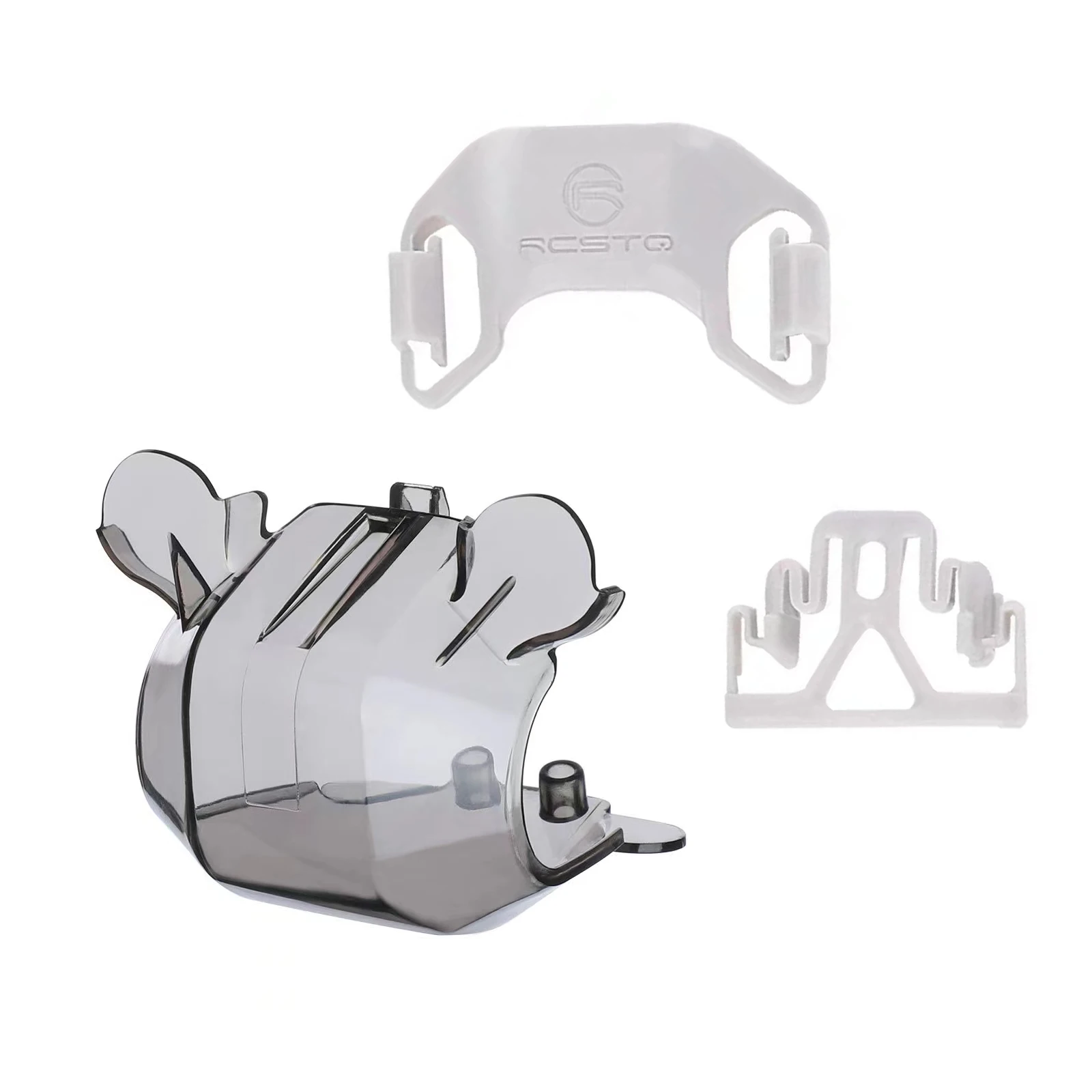 Protección de plástico a prueba de polvo cubierta de lente transparente hélice de carcasa soporte fijo para DJI Mini 3 Pro Drone