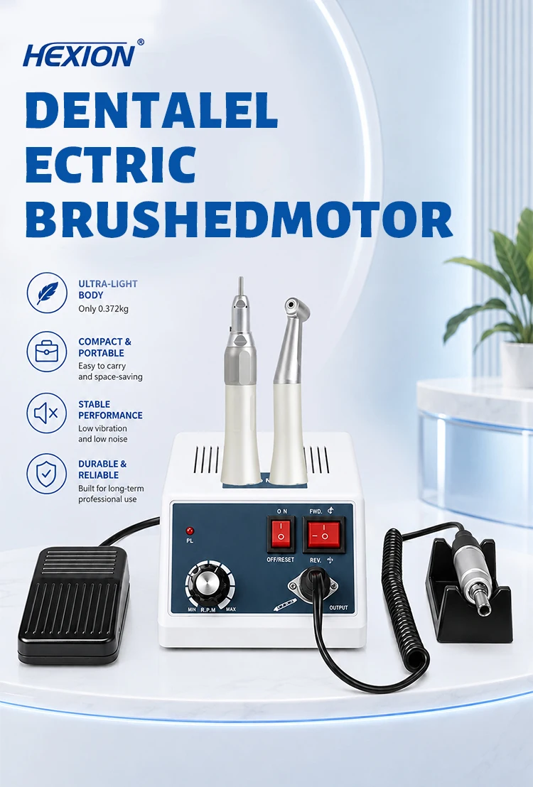 Kaufen Sie einen Mikromotor und erhalten Sie einen Rabattgutschein über 60 % auf den Dental E-Type Mikromotor Polierer – 35.000 U/min Hochgeschwindigkeits-Laborhandstück für Maniküre – Detail 1