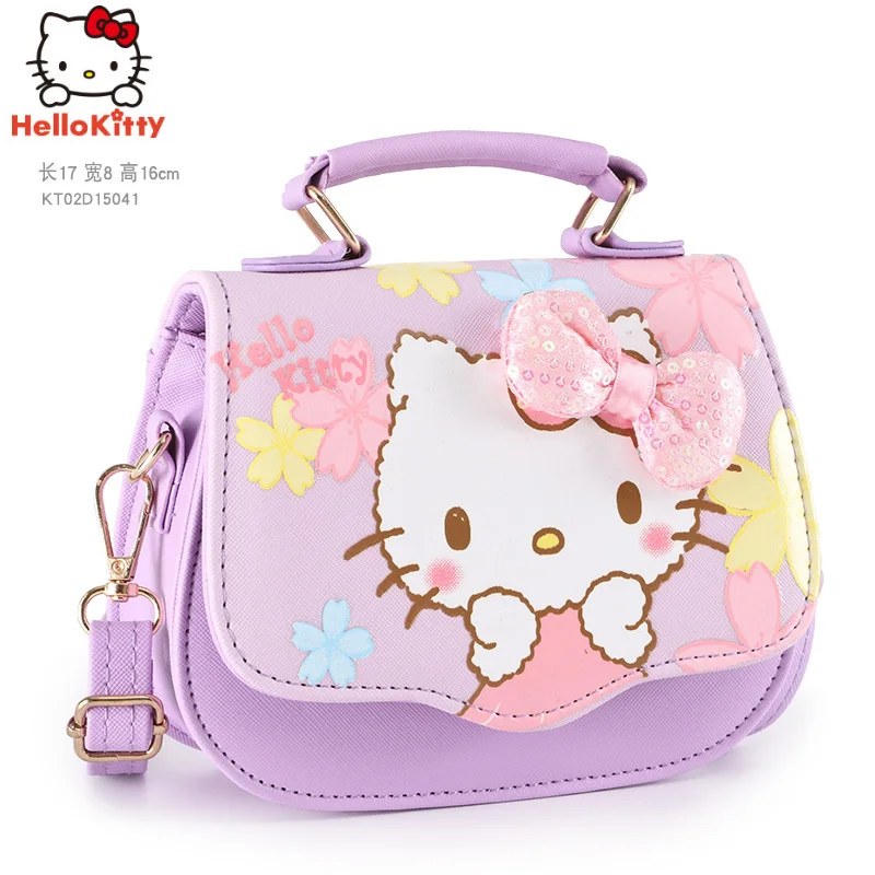 Bolsa escolar Miniso Hello Kitty para crianças, Melody, Culomi, fofa, canela, mochila para meninas