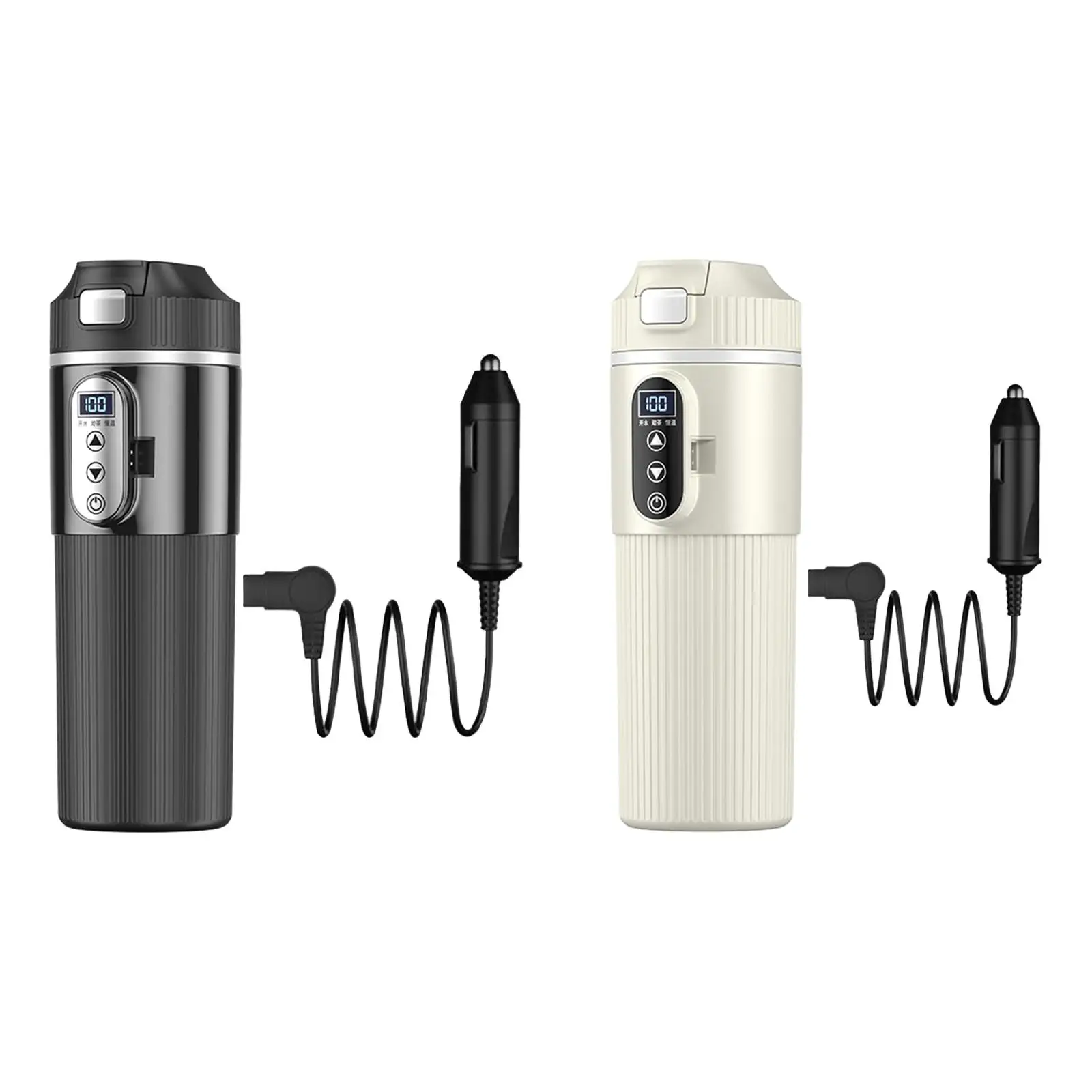 

Car Heating Cup Stainless Steel Electric Heat Water Cup Coffee Mug for Tea