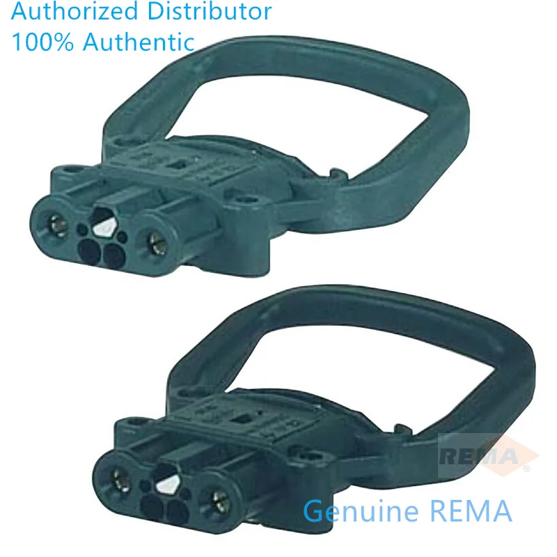 Genuine REMA DIN 80A 150V Female Battery Socket Charger Plug Power Connector,Forklift Pallet Truck Golf Cart Vehicle Accessories