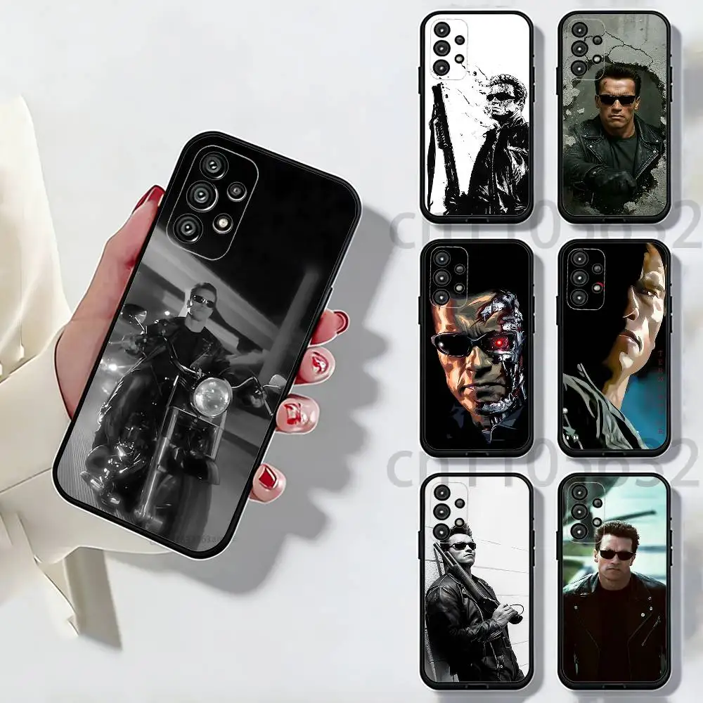 Arnold Schwarzenegger Terminator Phone Case For Samsung Galaxy S21 22 23 24 S25 Ultra PlusS20 FE S10 Plus  Cover Funda