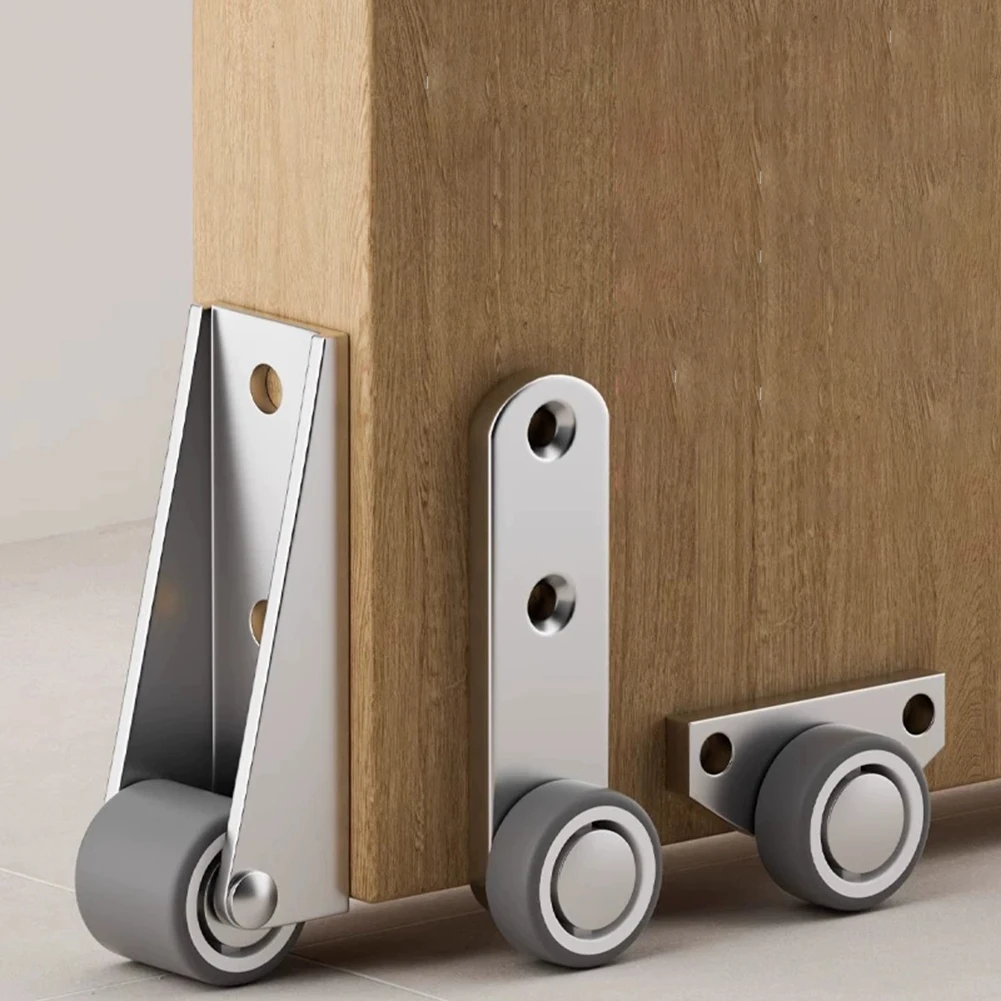 For Furniture Installation Drooping Support Wheel Track System Easy Installation Process Elastic Rubber Wheels