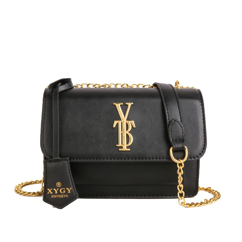 حقيبة كتف نسائية عصرية بحزام على شكل سلسلة، محفظة كروس على الطراز الكوري، حقيبة متعددة الاستخدامات وأنيقة من النهار إلى الليل