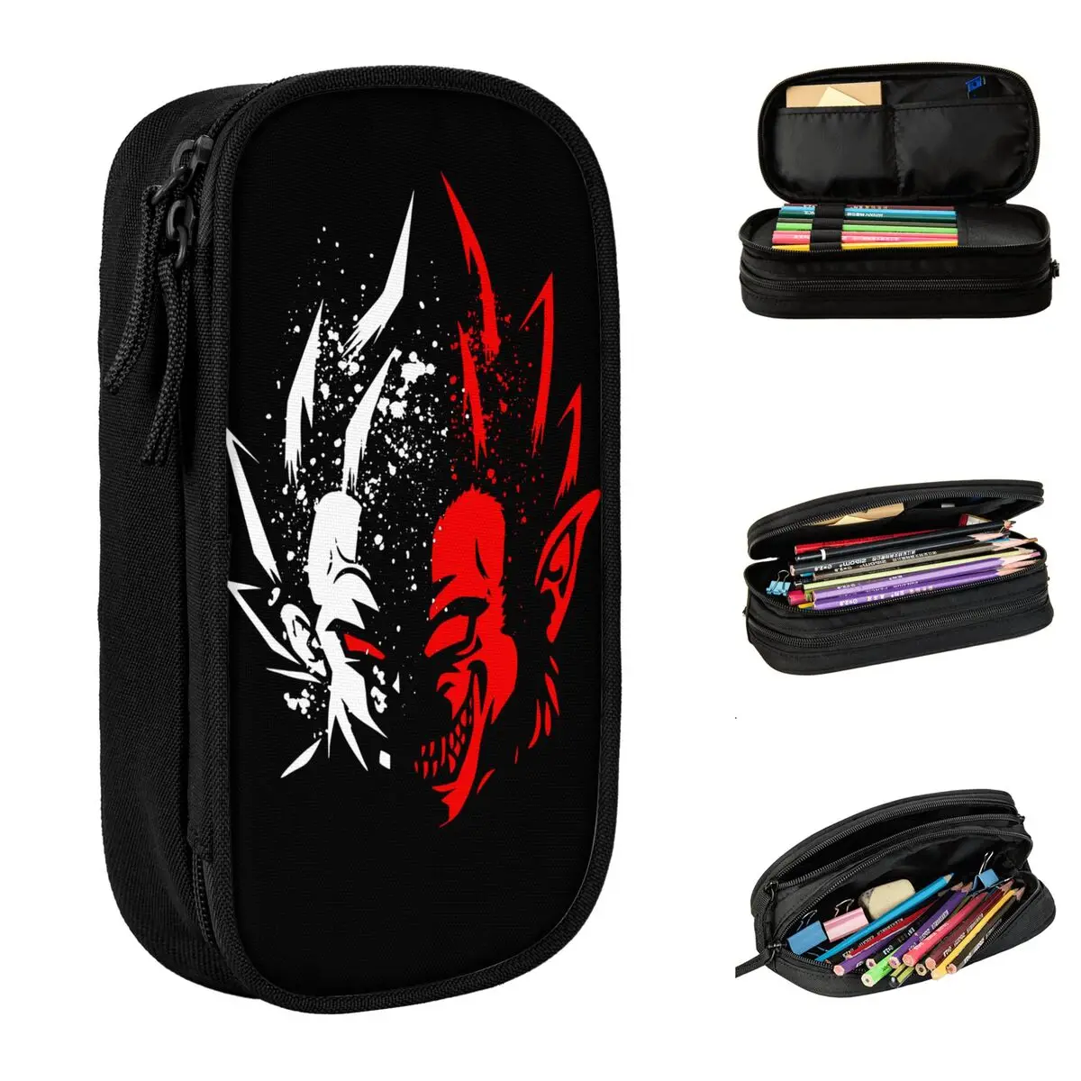 Vegeta Transformation Monkey Federmäppchen Saiyajin Dbz Dragon Ball Federmäppchen Stift für Mädchen Jungen Taschenzubehör mit großer Kapazität