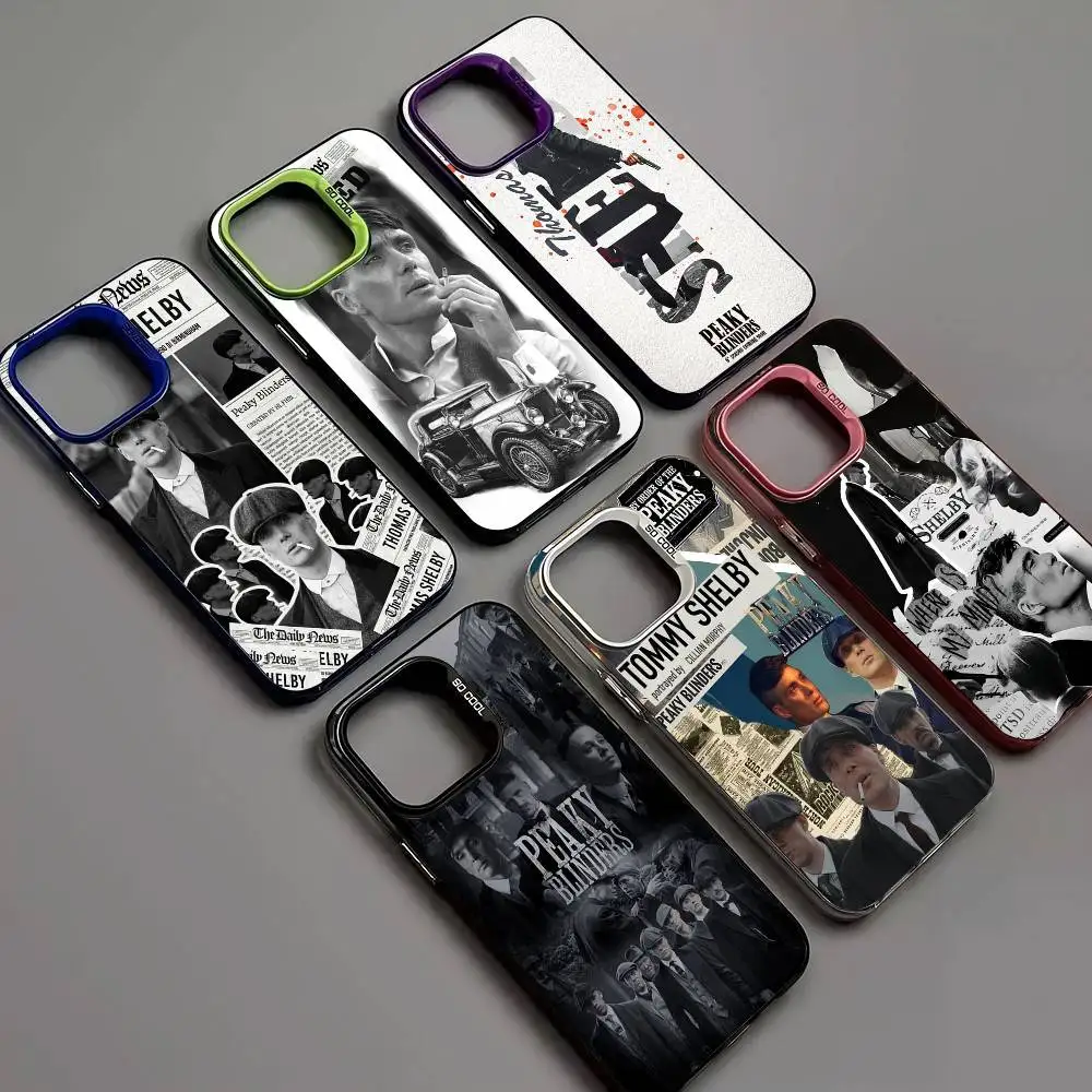 Film P-Peakys-B-Blinders Handyhülle für iPhone 16 15 14 13 12 11 Pro Max 17 Plus Bunte Schutzhülle