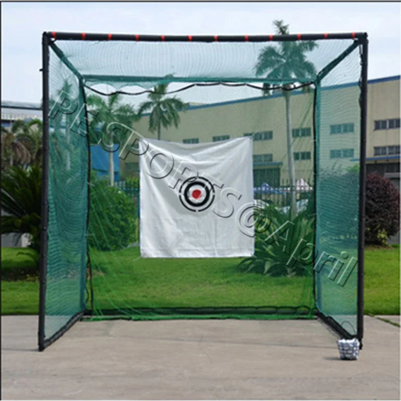 

Golf Driving Cage With Steel Frame, Golf Nets For Backyard Driving For Full Swing And Chipping Practice Indoor Outdoor