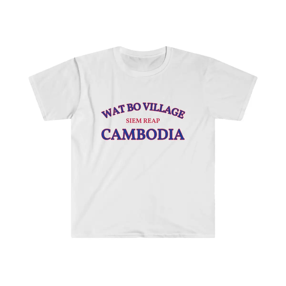 Wat Bo Village Siem Reap Cambodia Softstyle T Shirt