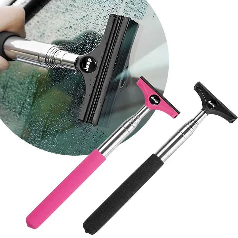 

Telescopic Handle Wiper Car Rearview Mirror Wipe Water Long Handle Front Window Mist Cleaner for JEEP Grand TJ Patriot Wrangler