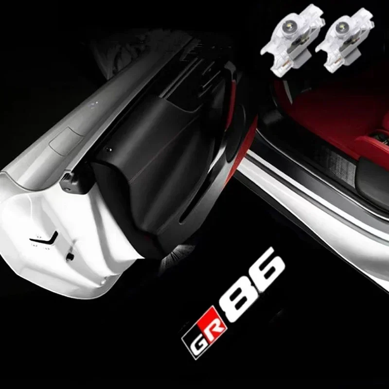 

2pcs/lot Pink Ghost Shadow Door Light LED Door Courtesy Light for AE86 GT86 FT86 2013-2023 Welcome Light 86 Carpet Lamps