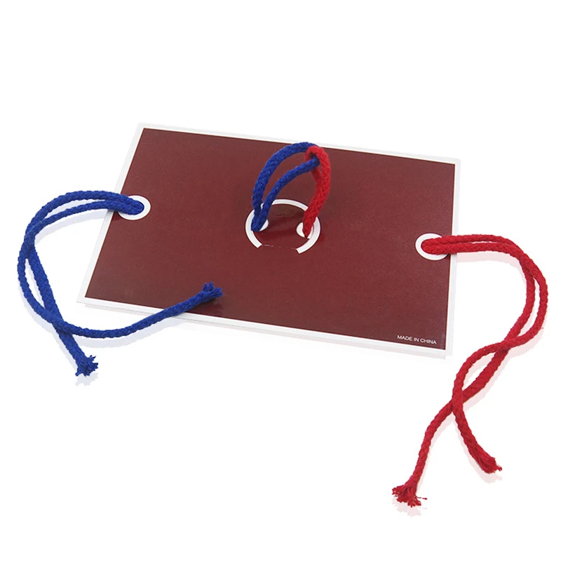 Rope And Card Magic Tricks Blue Red Color Change Magician Close Up Illusions Gimmicks Mentalism Props Comedy Magia Accessories