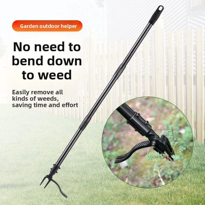 Stand Up Weeder Long Handle Root Weed Puller Manual Garden Weed Remover Gardening Tool