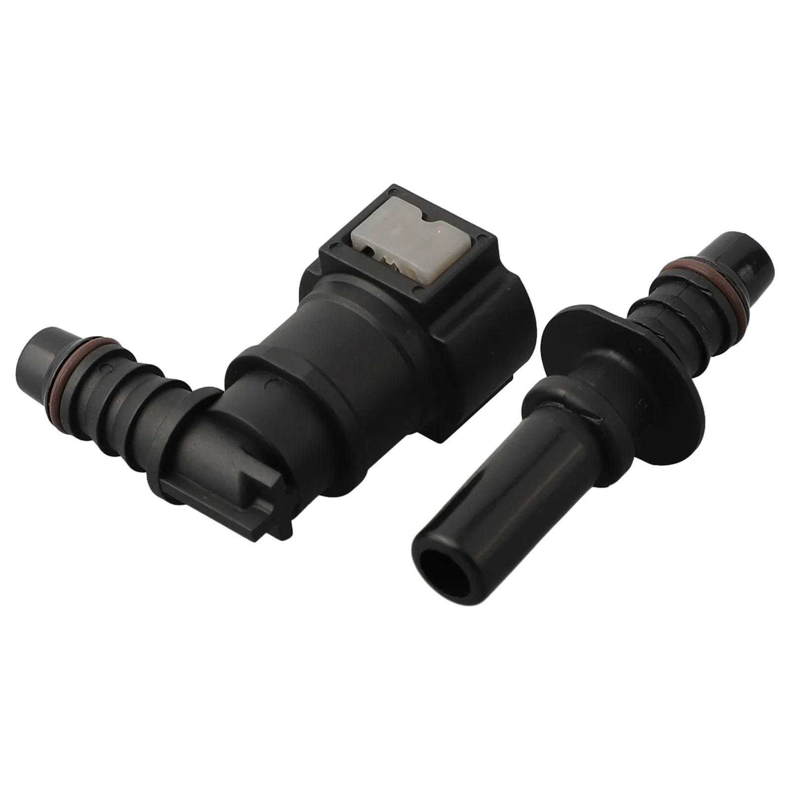 Fuel Line Hose Release Connector 90 Deg Black Fuel Line Hose Coupler Quick Release Connector SAE 9.89 Accessories