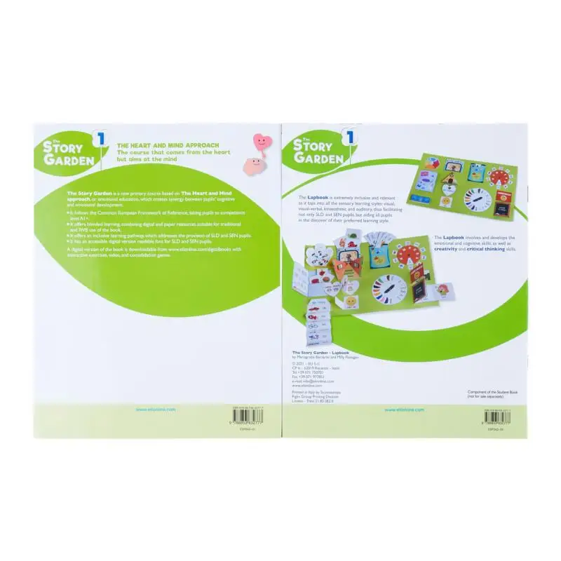 THE STORY GARDEN  Students  WB 1 Lapbook   Digital M Bertarini Martha Huber Jane Cadwallader And Michelle Worgan 9788853632777