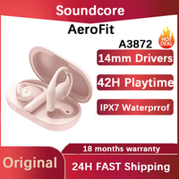 Original Global Soundcore AeroFit Open-Ear Wireless Bluetooth Earbuds Bass 42H Playtime IPX7 Waterproof Sport Headphone Comfort