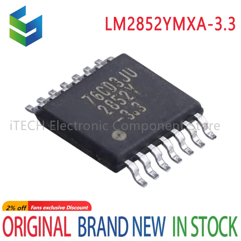 

1PCS New LM2852YMXA-3.3 NOPB LM2852YMXA-3.3 LM2852 HTSSOP-14