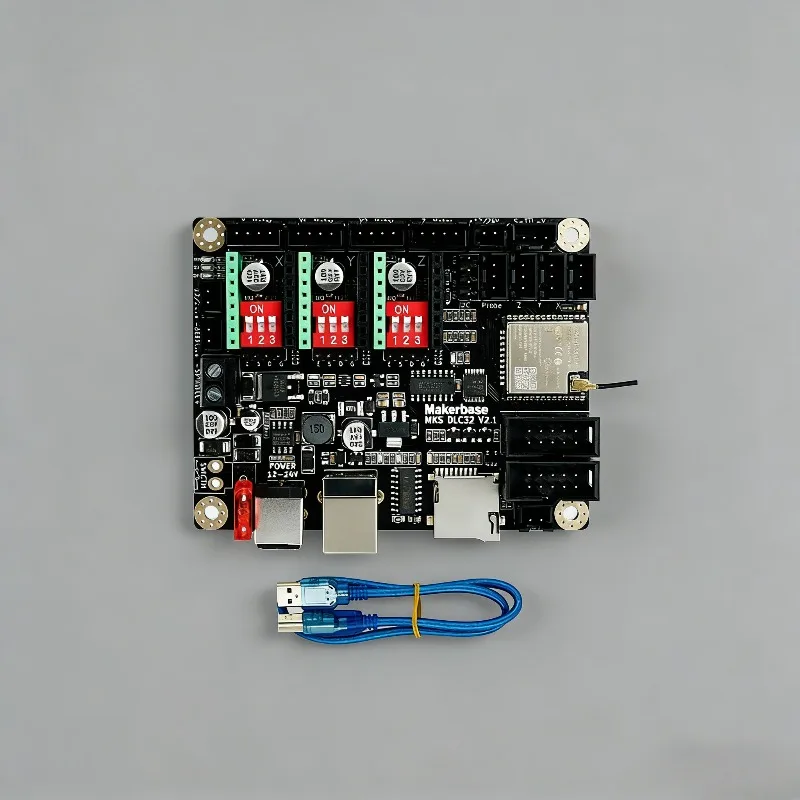 

MKS DLC32 32-bit ESP32 3D Printer Mainboard Offline Control WIFI Connection Desktop Laser Engraving Machine Stable Driver