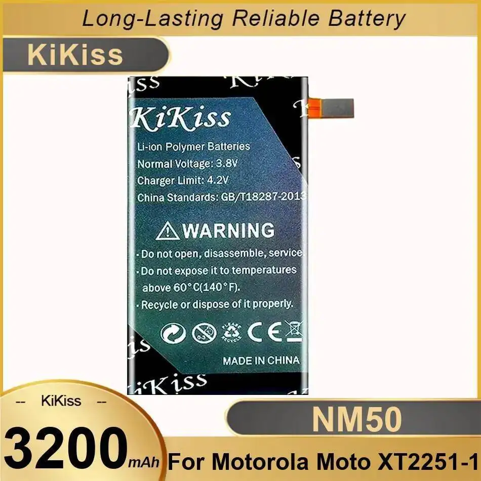 

Аккумулятор мобильного телефона 3200 мАч для Motorola Moto XT2251-1 NM50, высокая емкость