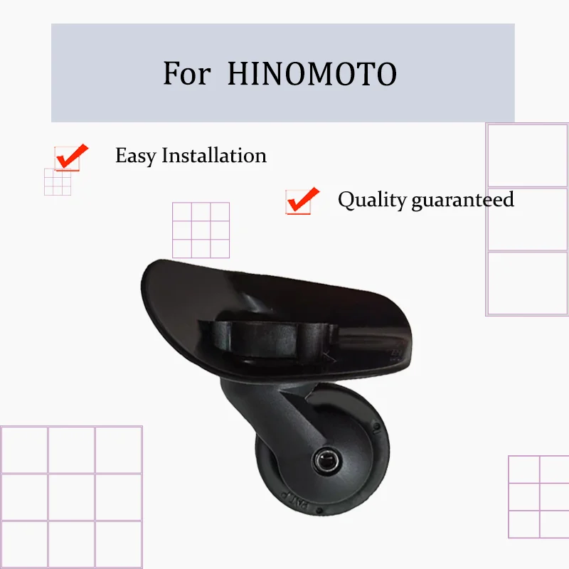 

For HINOMOTO MS502 Heavy-Duty Luggage Wheels Superior Wear Resistance Silent Movement Rubber Wear-Resistant & Slip-Resistant