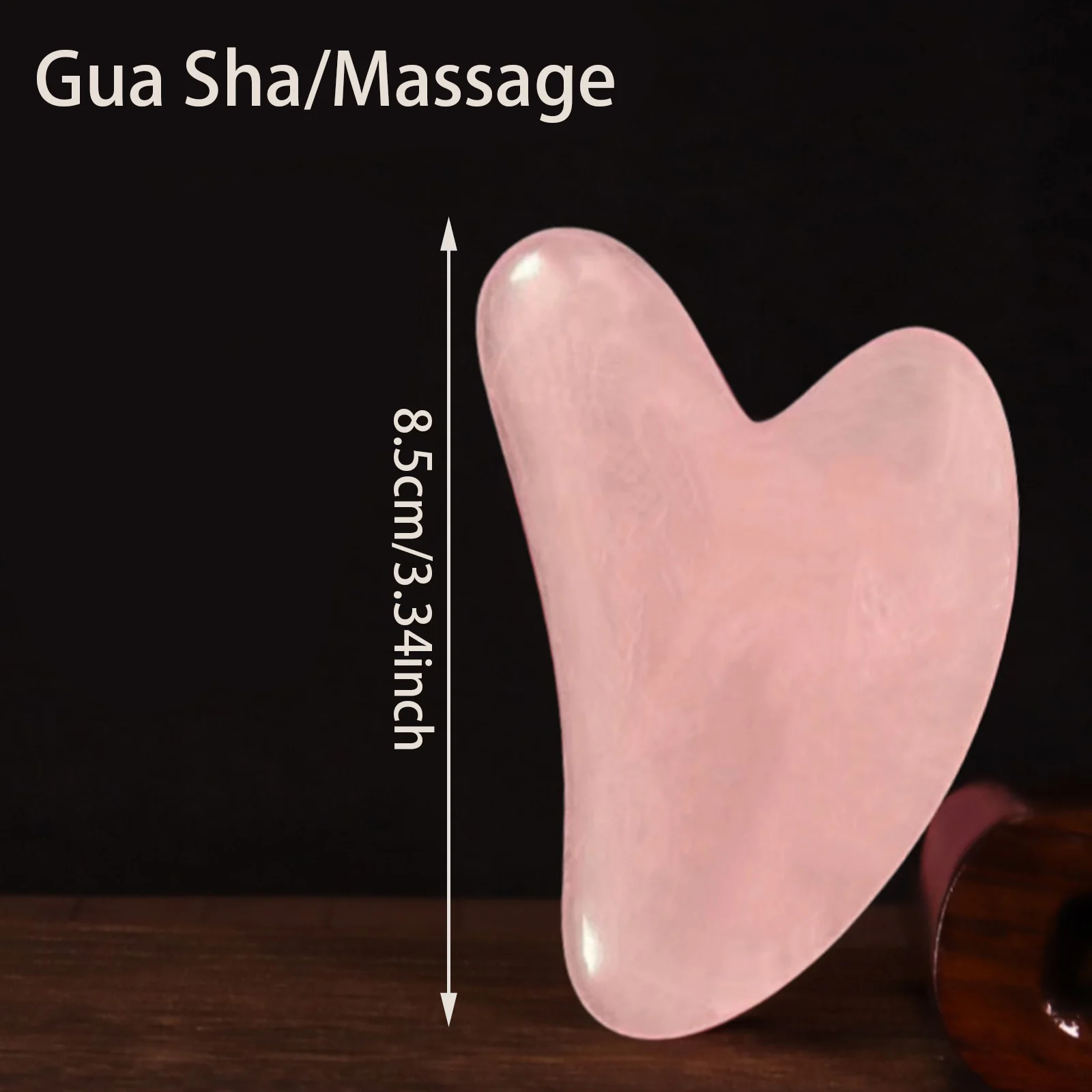 2 High-Quality Natural Rose Quartz Heart-Shaped Massage Tools, Facial and Body Soothing and Smoothing Scraping Boards for Couples - Perfect Gifts for Valentine's Day, Mother's Day, 520 Day, Thanksgiving, and New Year, an Ideal Choice for Giving to Friends and Family!