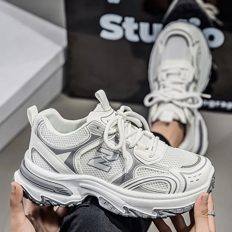 Designer Unisex Shoes Luxury Thick Bottom Platform Increase All Match Trainers Large Size Runway Sport Shoes Tennis Sneakers Hot