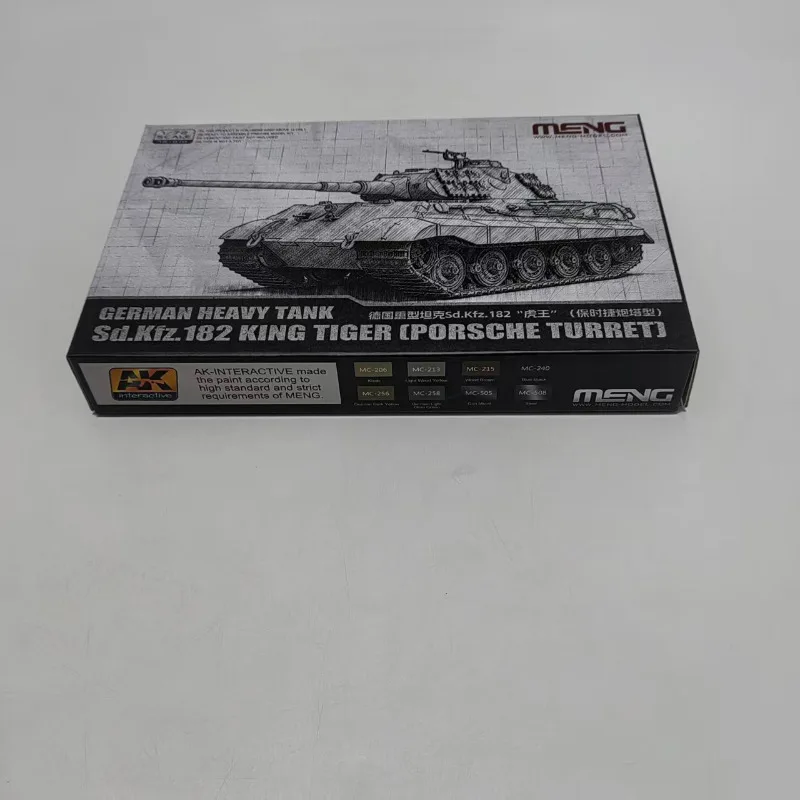 

MENG 72-010 1/72 German Heavy Tank Sd.Kfz. 182 King Tiger(Porsche Turret) Kit Plastic Model Kit
