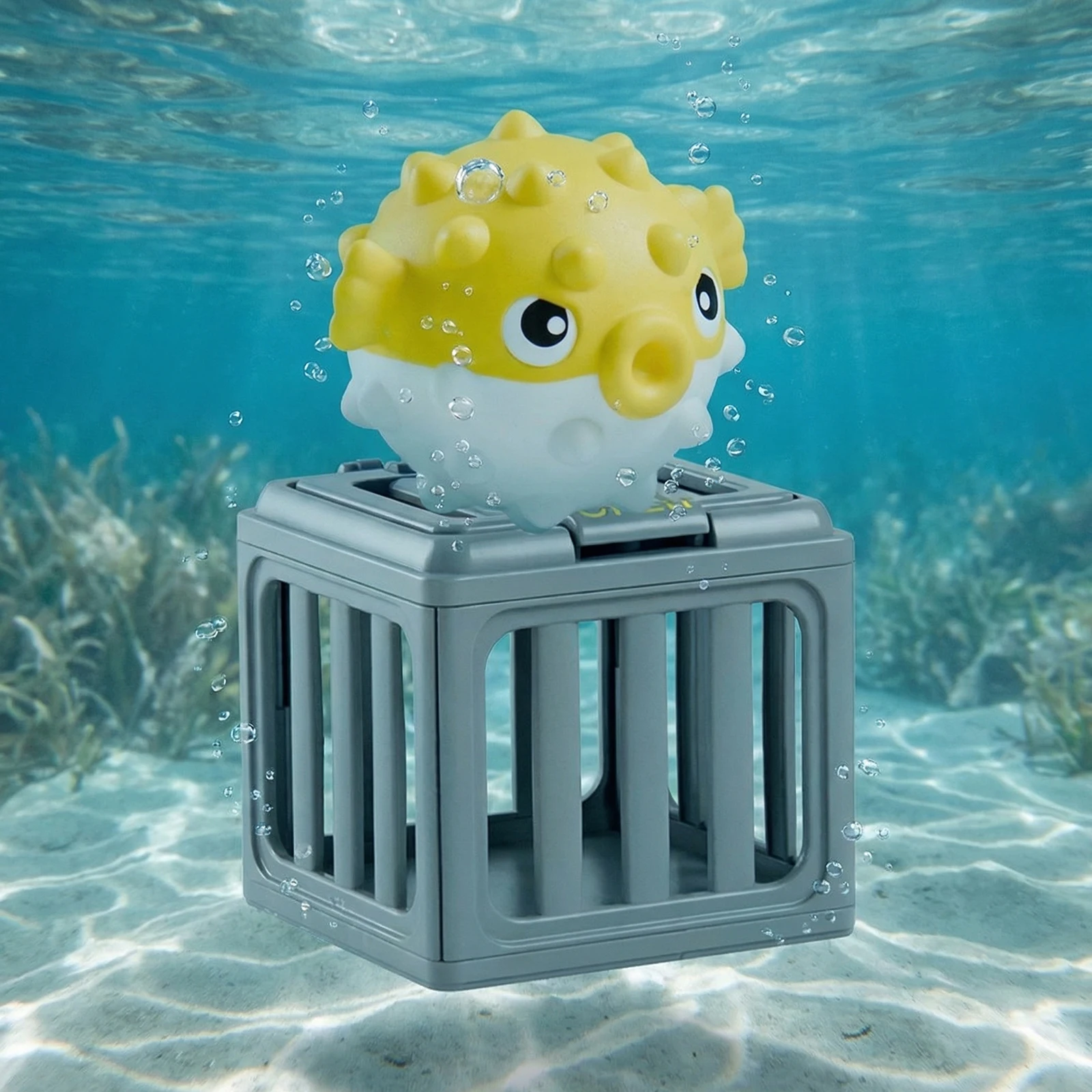 子供用プールダイビングおもちゃ 魚の箱付き 浮かぶ動物 水泳 - Party Games Youth のレビューと価格