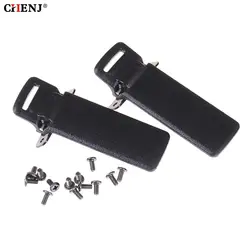 2Pcs Belt Clips Screws Walkie Talkie Spare Part Back Belt Clip For Baofeng UV-5R 2-way Radio UV5R