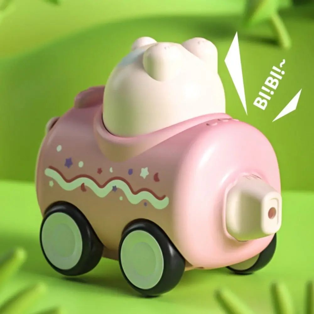 Ladder Truck Inertia Toy Car Cartoon Animal Tipper Truck Mini Inertial Engineering Car Toys Mixer Excavator Construction Trucks