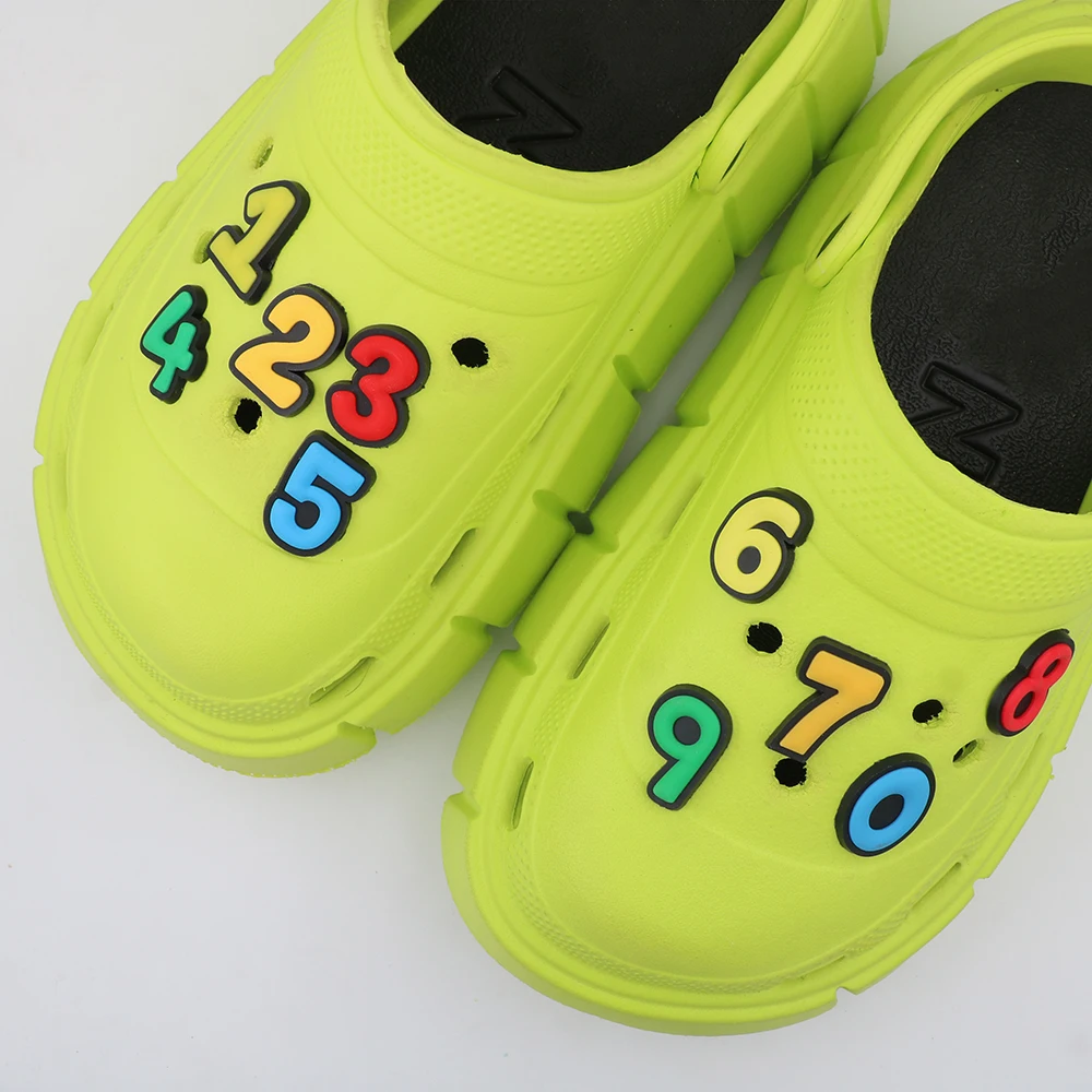 Adornos Zapatos Números 0-9 Dibujos Animados - usage example
